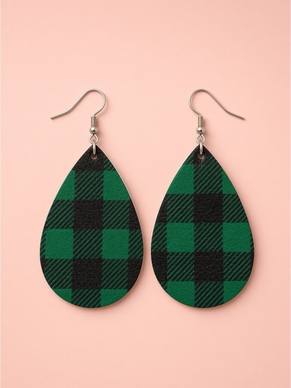 Fall Faux Leather Earrings